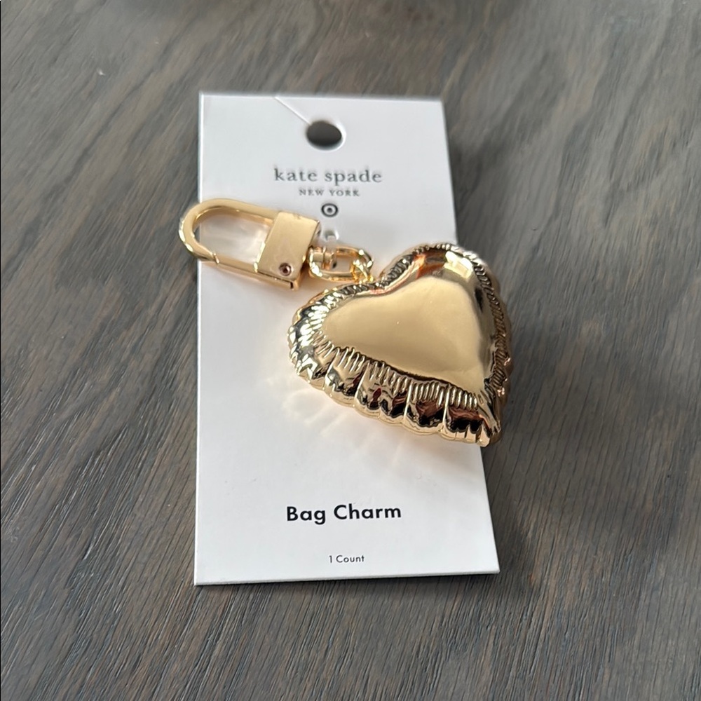 Kate Spade / Target Gold Heart Bag Charm